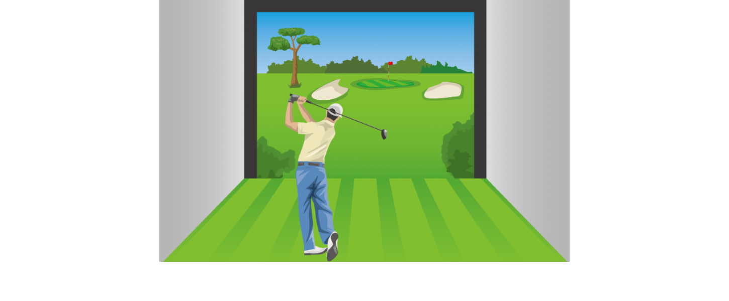 狭い・限られた空間でゴルフ練習場が作れる イメージ